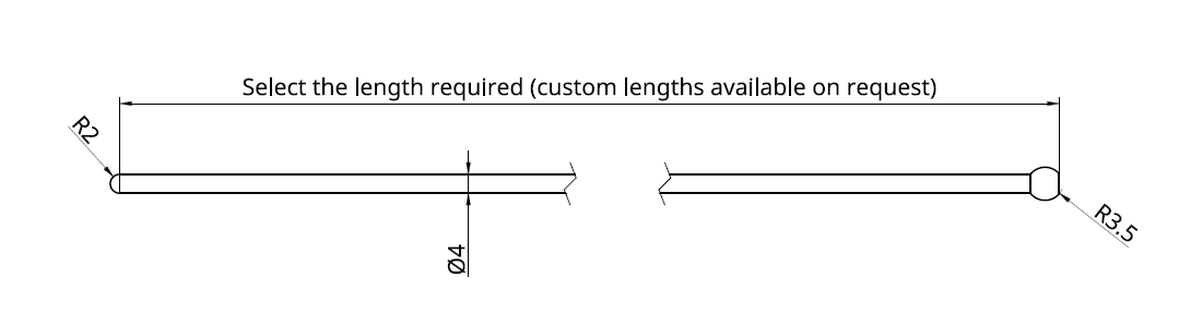 Stainless Plant Support Rod